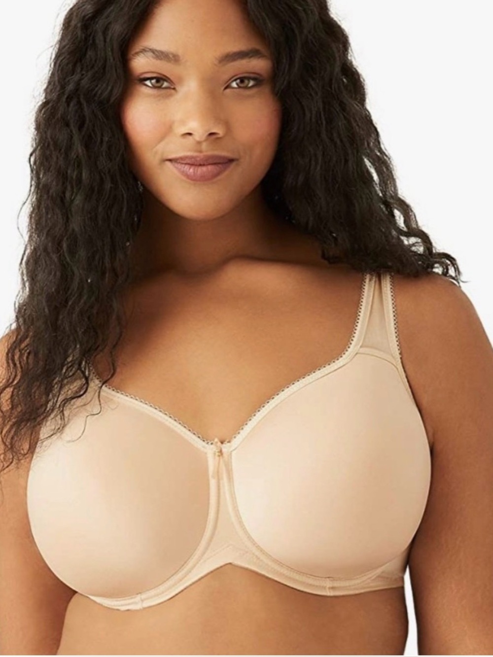 WACOAL Basic Beauty Spacer Underwire T-Shirt Bra Sz 32DDD in Naturally Nude NWOT